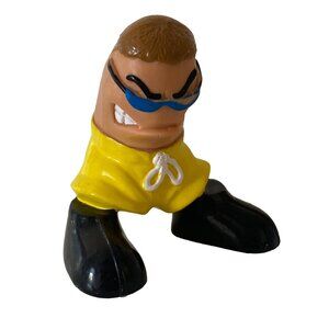 2001 TECH DECK DUDES SKATE CREW G1 Blue Glasses Yellow Shorts